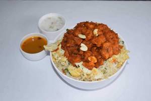 Singapore Chicken Fried Rice
