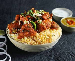 Special Fish Biryani (b-rice 1000ml) (fish CURRY )