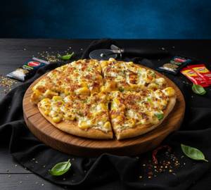 Masala Corn Chicken Pizza