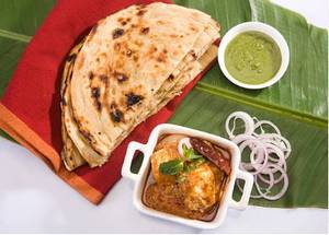Paneer butter masala with 1 Lachha Paratha