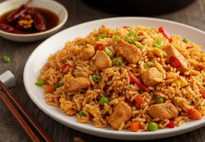 Chicken Singapore Fried Rice