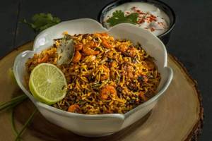 Mughlai Prawns Biryani