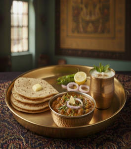 Chole With Chapatis Combo