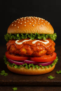 Chicken Makhani Burger