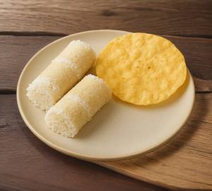 Putt (2 pieces) with papadam 