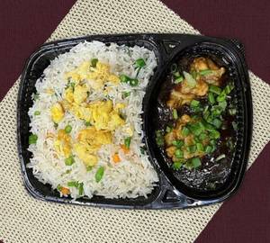 Ronaldo x Hot Garlic Chicken (2Pcs) With Egg Fried Rice