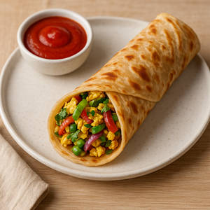 Egg Bhurji Roll