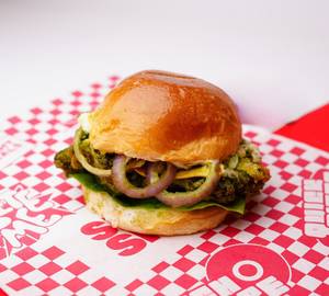 Green Chilli Chicken Burger