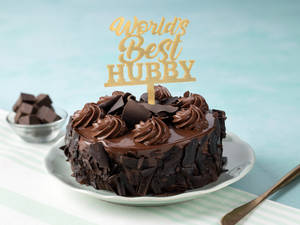 World's Best Hubby - Eggless Rich Chocolate [500g]