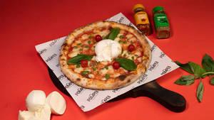 Creamy Burrata & Pesto Margherita Pizza (12 Inch)