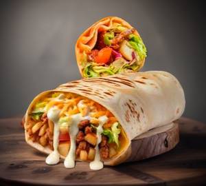 Cheese shawarma
