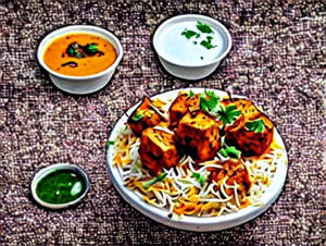Paneer Tikka Biryani