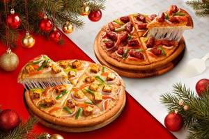 Santa's Free Pizza Gift (Signature Korean Paneer Pizza)