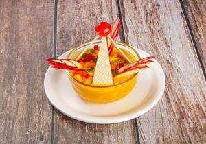 Special Fruit Salad with Mango Ice Cream
