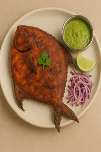 Ajwain Tandoori Pomfret