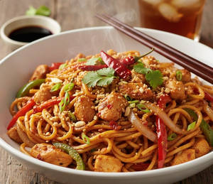 Chicken Schezwan Pepper Noodle