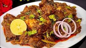 Mutton garlic masala