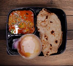 Chicken Seekh Masala + Roti (2 Pcs + Caramel Custard