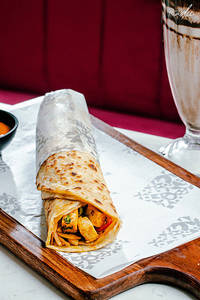 Paneer Tikka Wrap