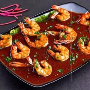 Prawns in choice of sauce schezwan sauce