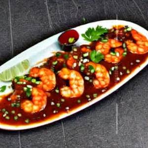 Prawns in choice of sauce black bean sauce