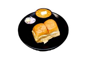 Desi Ghee Pao Bhaji  2 Pao (1 Plt)