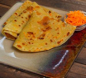 2 chapati with carrot poriyal [200 ml]