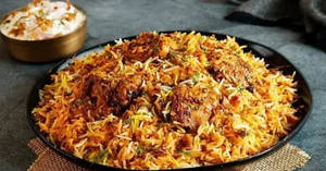 Hyderabadi Chicken Tikka Biryani