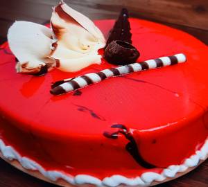 Starwberry Gel Cake 1/2 Kg