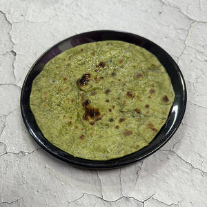 Palak Roti (spinach Phulka With 100% Whole Wheat Atta & Shudh Ghee)