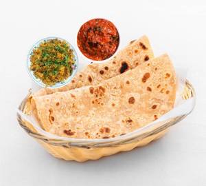 2 Chapati + Egg Bhurji + Tomato Chutney
