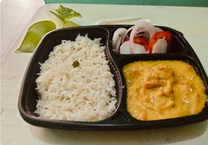 Kadhi Pakoda With Rice
