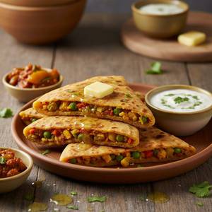 Mix veg parantha