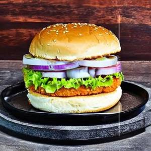 Delicious cottage cheese burger