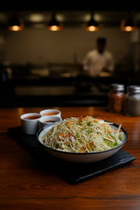 Veg Burnt Garlic Noodles (small)