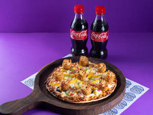 Chicken Kebab Pizza Meal