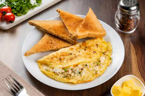 Triple Cheese Omelette