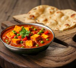 Matar Paneer [4Pieces] +4Tawa Roti