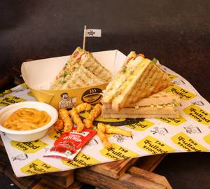 Grilled Club House Cheese Sandwich