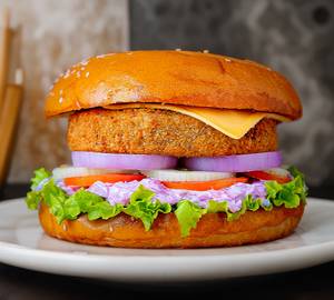 Veg Juicy Lucy Burger