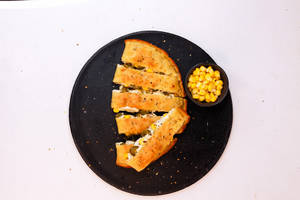 Sweet Corn Stuffed Garlic Bread