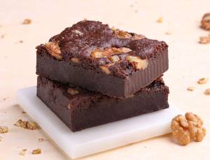 Eggless Classic Walnut Brownie