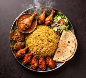 Chicken Biryani Thali