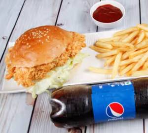 Chicken Burger with French Fries Combos