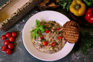 Veg Mushroom Al Funghi Pasta