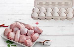 Chicken Curry Cut (500)+6 Pic Egg