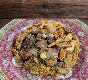 Roasted Pork & Bacon Fried Rice