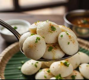 Mini Podi Idli [35 Pieces Spoon Mini Idlis]