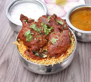 Mini CHICKEN Lollipop Biryani[Single Serve]