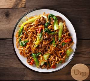 Veg.MasterChow  Noodles - Korean 2X Spicy Flavour, Wholewheat, Fried Garlic Topping,